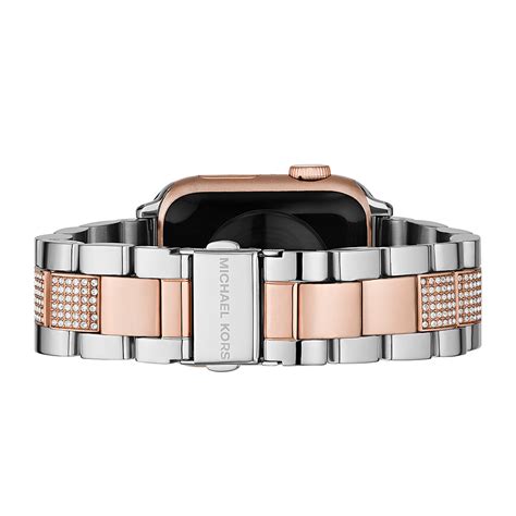 michael kors two-tone stainless steel 38/40mm bracelet for apple watch|Amazon.com: Michael Kors Women's 38/40mm Two.